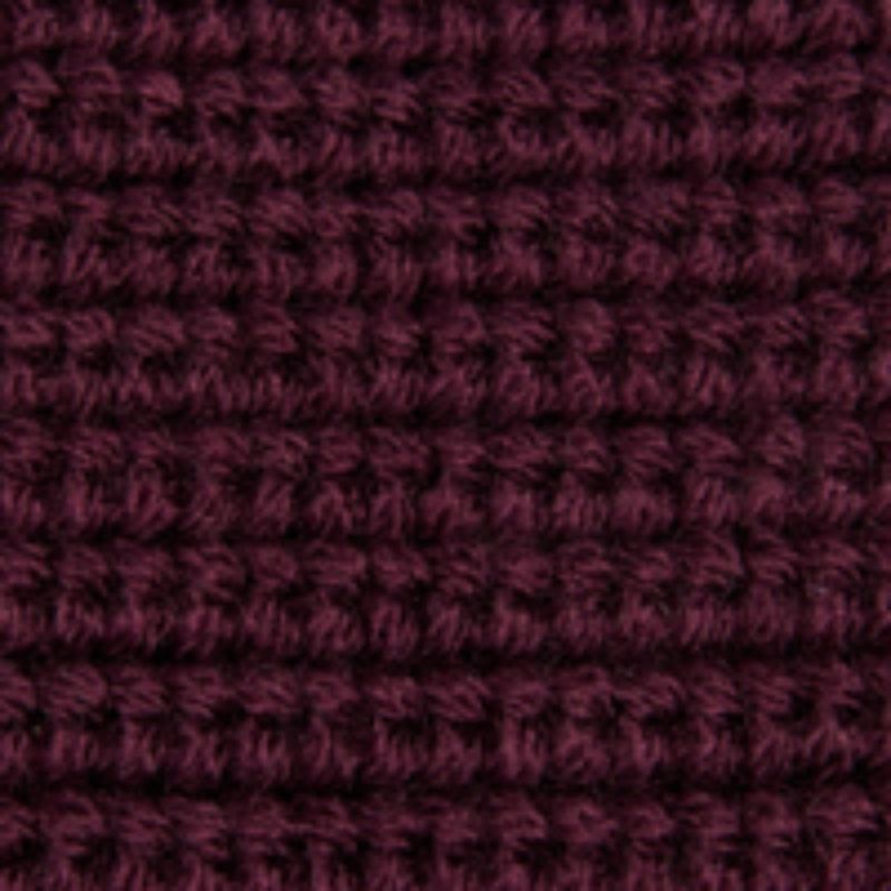 Logo Knit Scarf - Plum