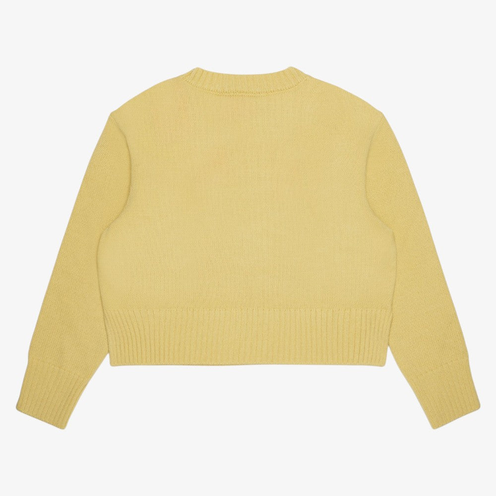 Neck Logo Sweater - Yellow