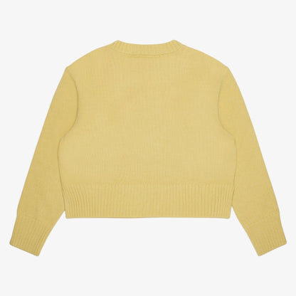 Neck Logo Sweater - Yellow