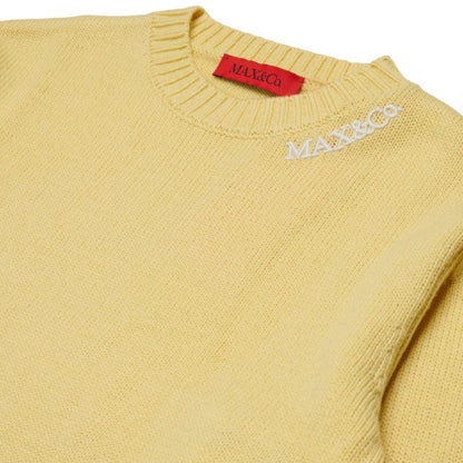 Neck Logo Sweater - Yellow