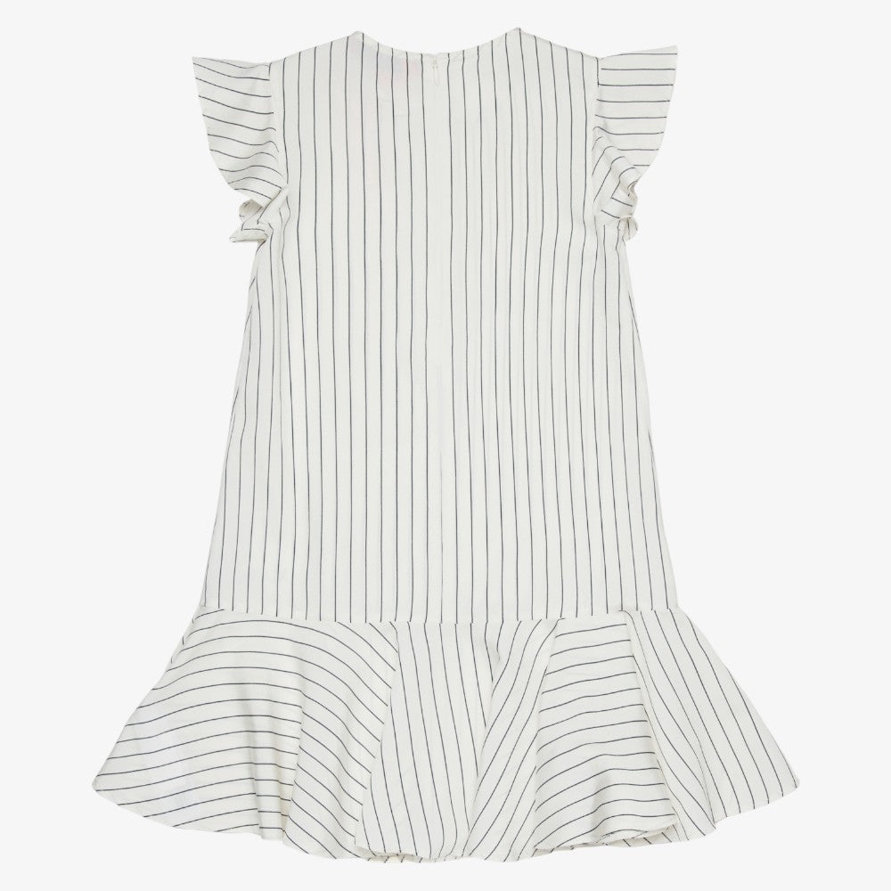 Striped Dress - White