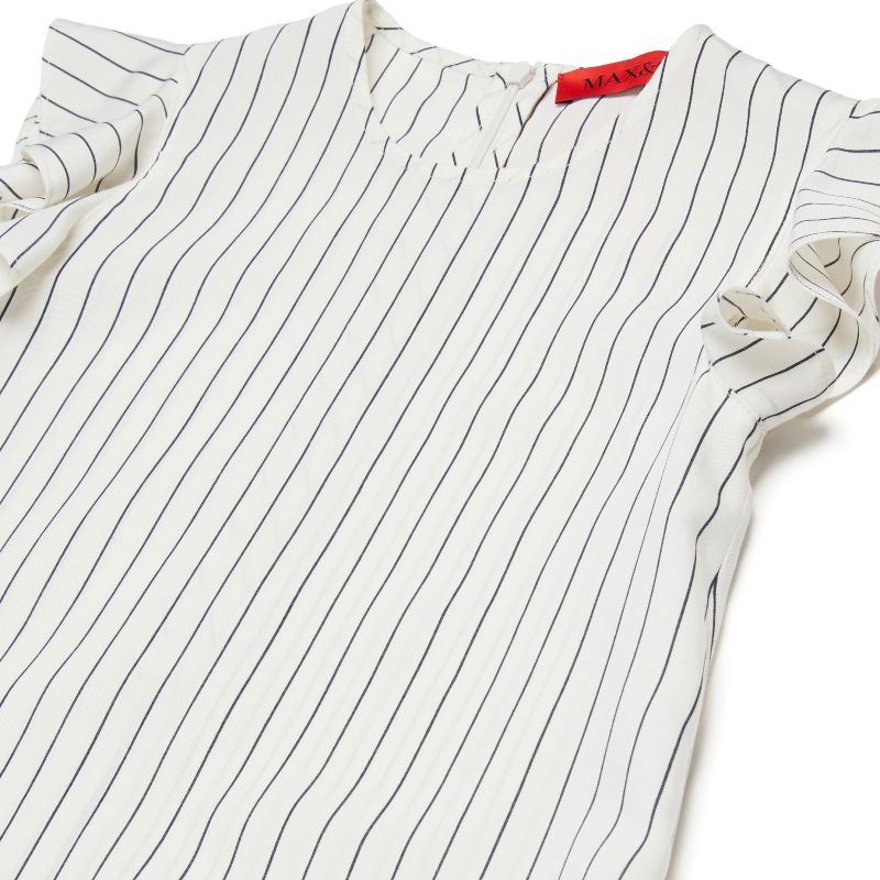 Striped Dress - White