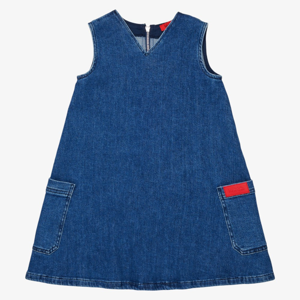 Patch Pocket Dress - Denim