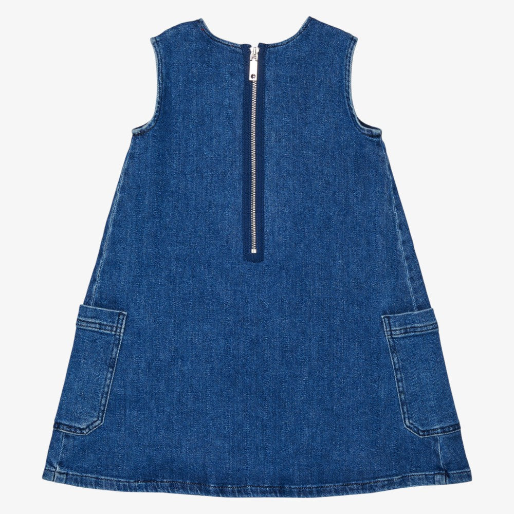 Patch Pocket Dress - Denim