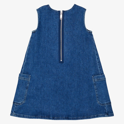 Patch Pocket Dress - Denim