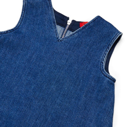 Patch Pocket Dress - Denim