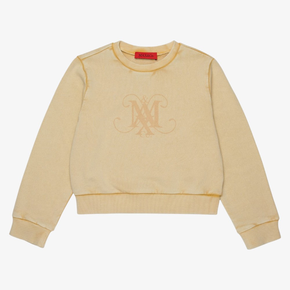 Washed Monogram Sweatshirt - Dijon