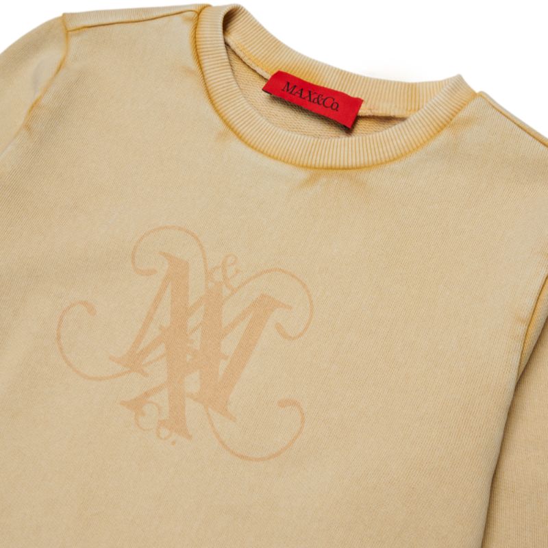 Washed Monogram Sweatshirt - Dijon
