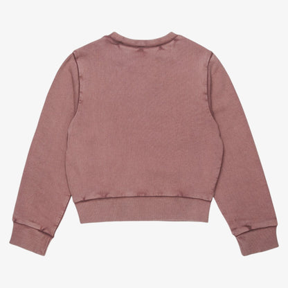 Washed Monogram Sweatshirt - Mauve
