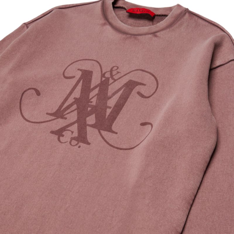 Acid Wash Sweat Dress - Mauve