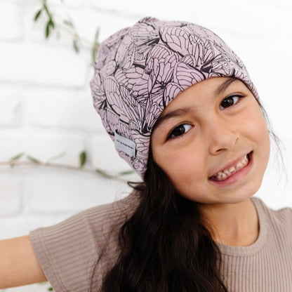 Butterfly Beanie - Mauve