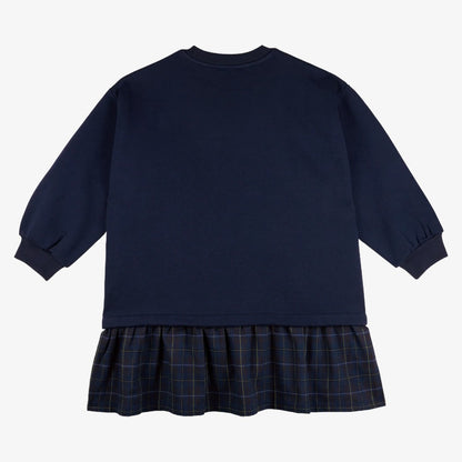 Veronica Fleece Dress - Midnight Blue