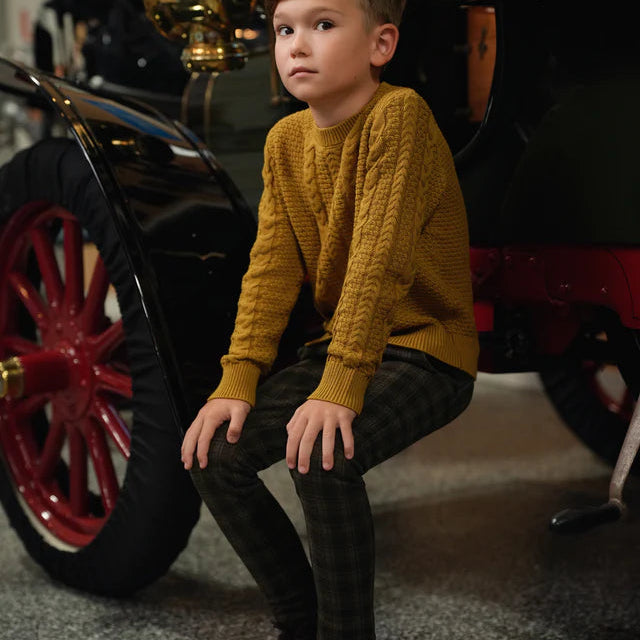 Knox Plaid Pants - Green