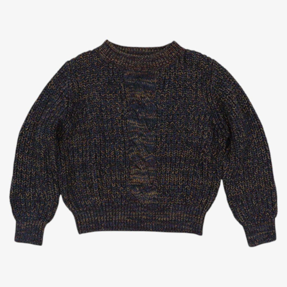 Cable Sweater And Pants - Midnight