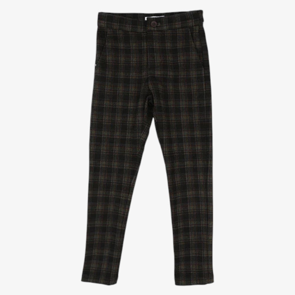 Knox Plaid Pants - Green