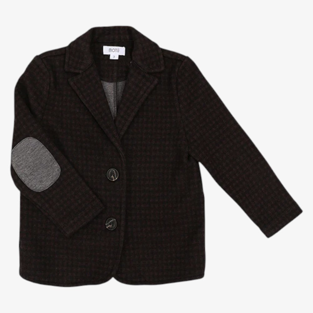 Easton Blazer - Cocoa Plaid