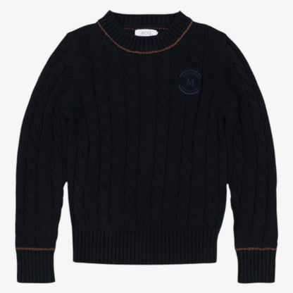 Archer Piped Sweater - Midnight