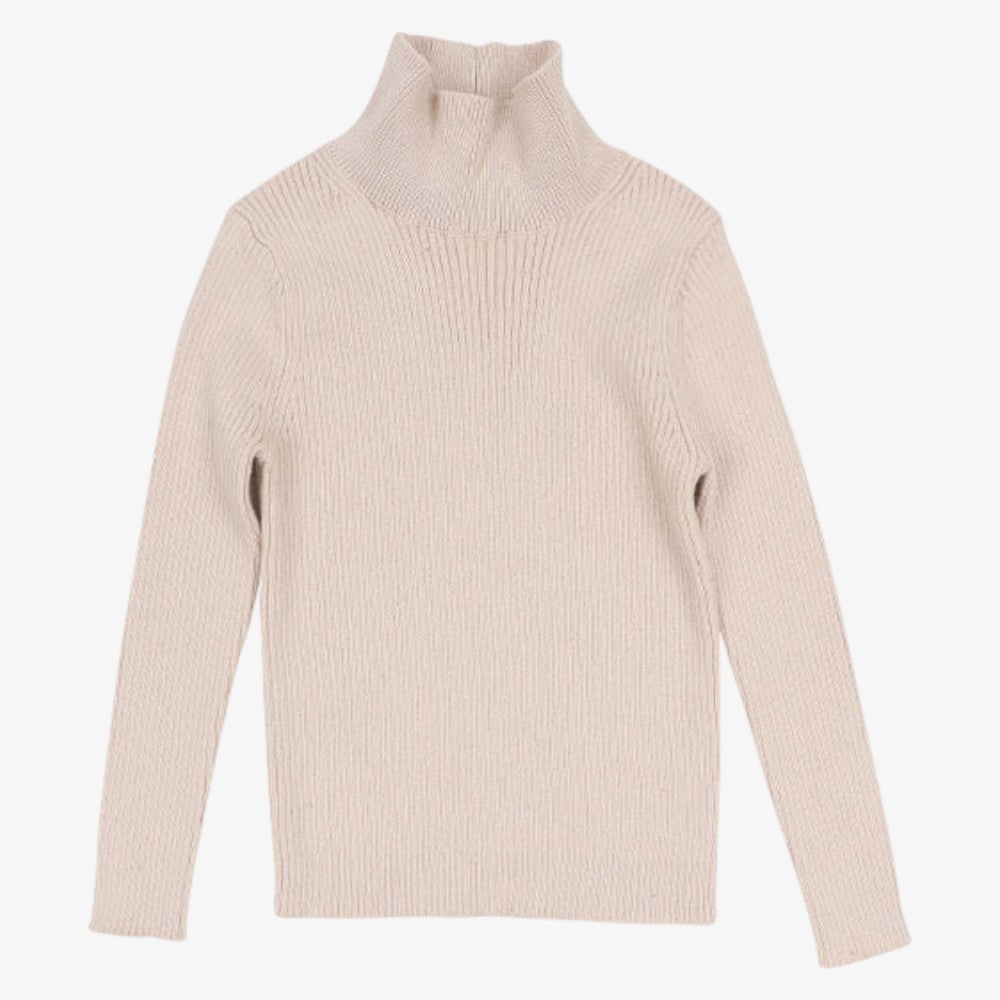 Dean Basic Turtleneck - Stone