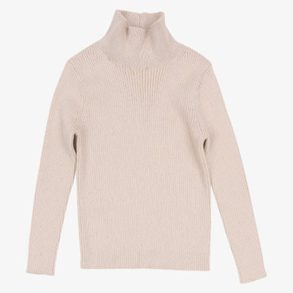 Dean Basic Turtleneck - Stone