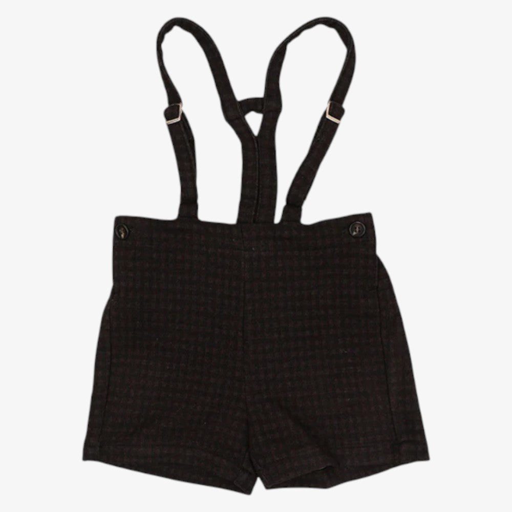 Beck Overalls - Chocolate Plaid