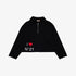 Zip Up Sweatshirt - Black