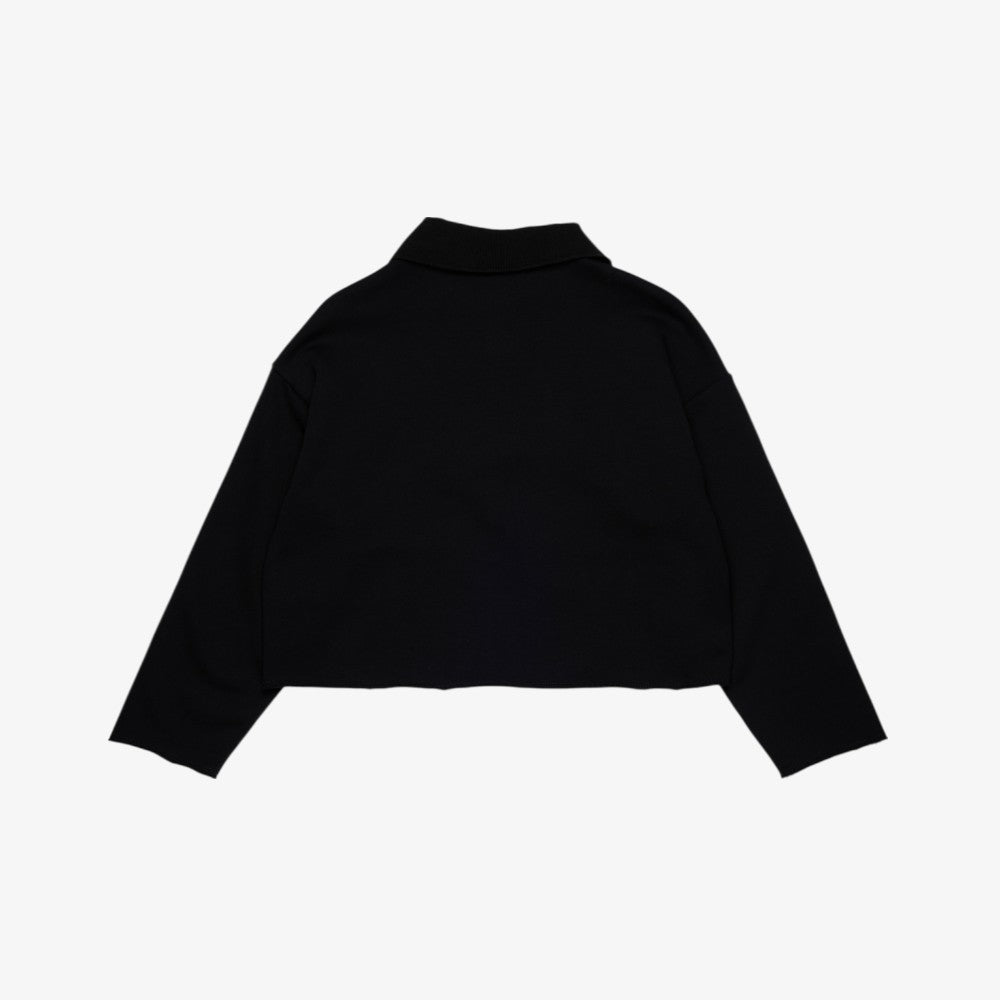 Zip Up Sweatshirt - Black