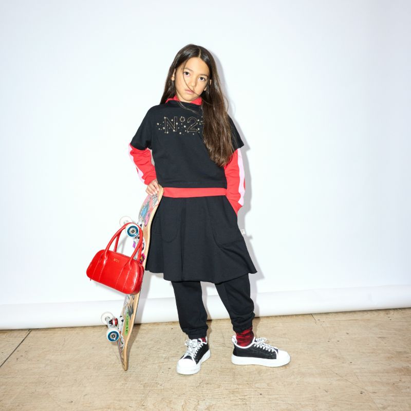 Logo Pocket Skirt - Black