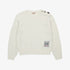 Side Button Knit Sweater - Cream
