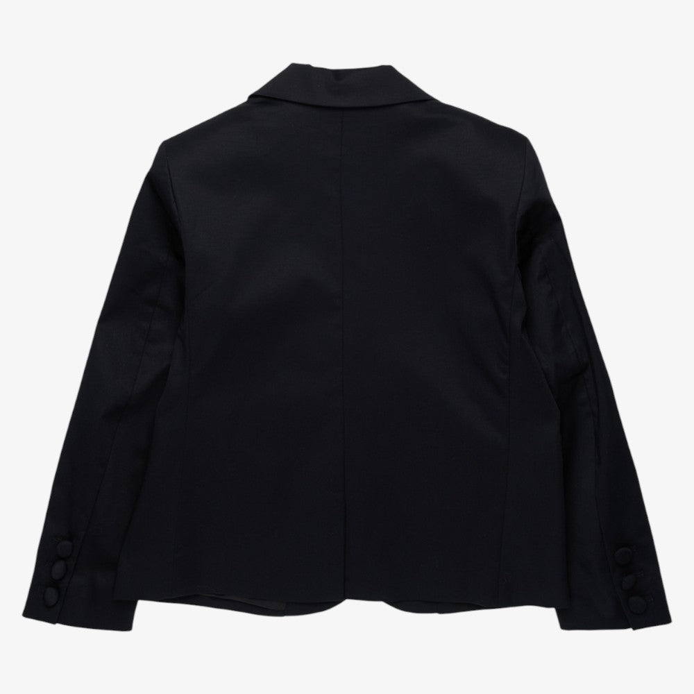 Jewel Button Blazer - Black