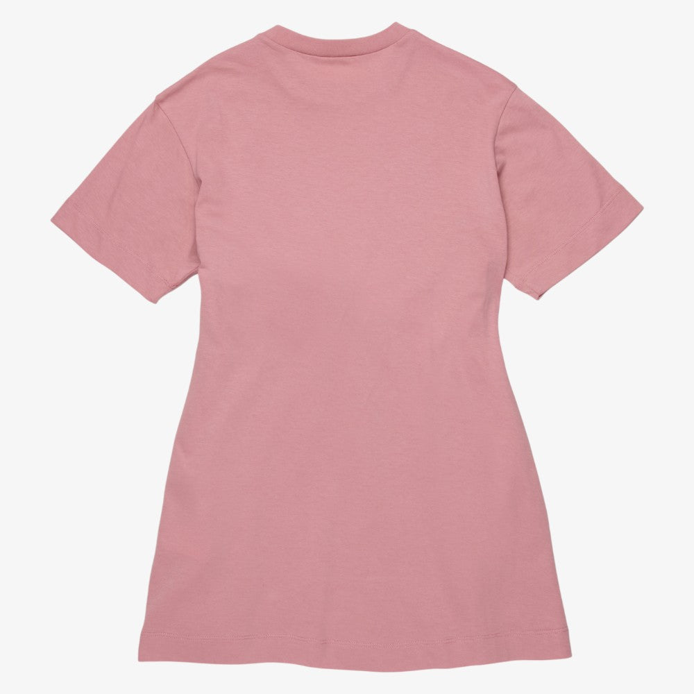 Logo T-Shirt Dress With Tie - Pink