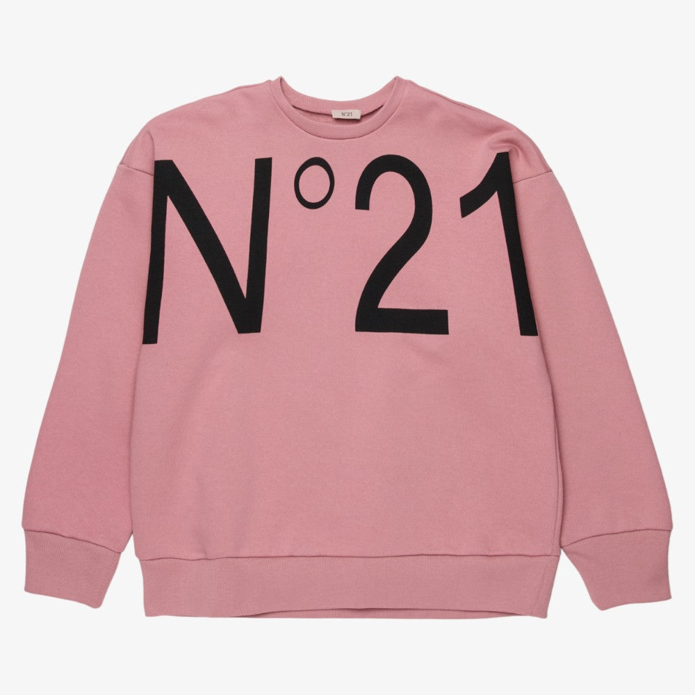 Drop Shoulder Sweatshirt - Pink
