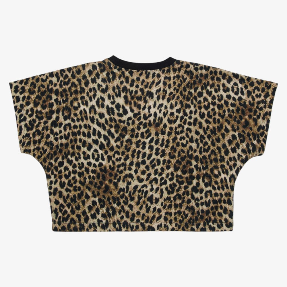 Leopard Logo Tee - Black