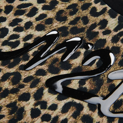 Leopard Logo Tee - Black