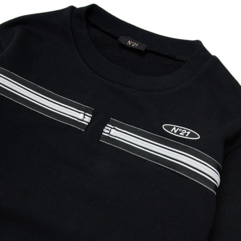 Zipper Sweatshirt - Black