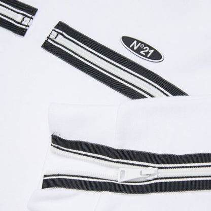 Zipper Sweatshirt - White