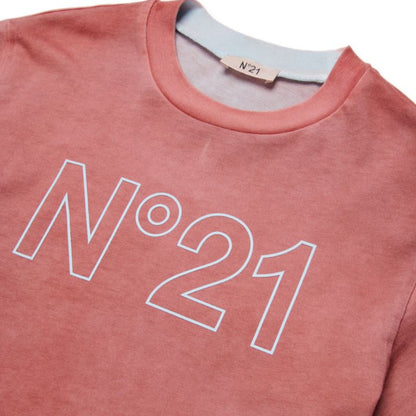 Oversized Logo Tee - Faded Red