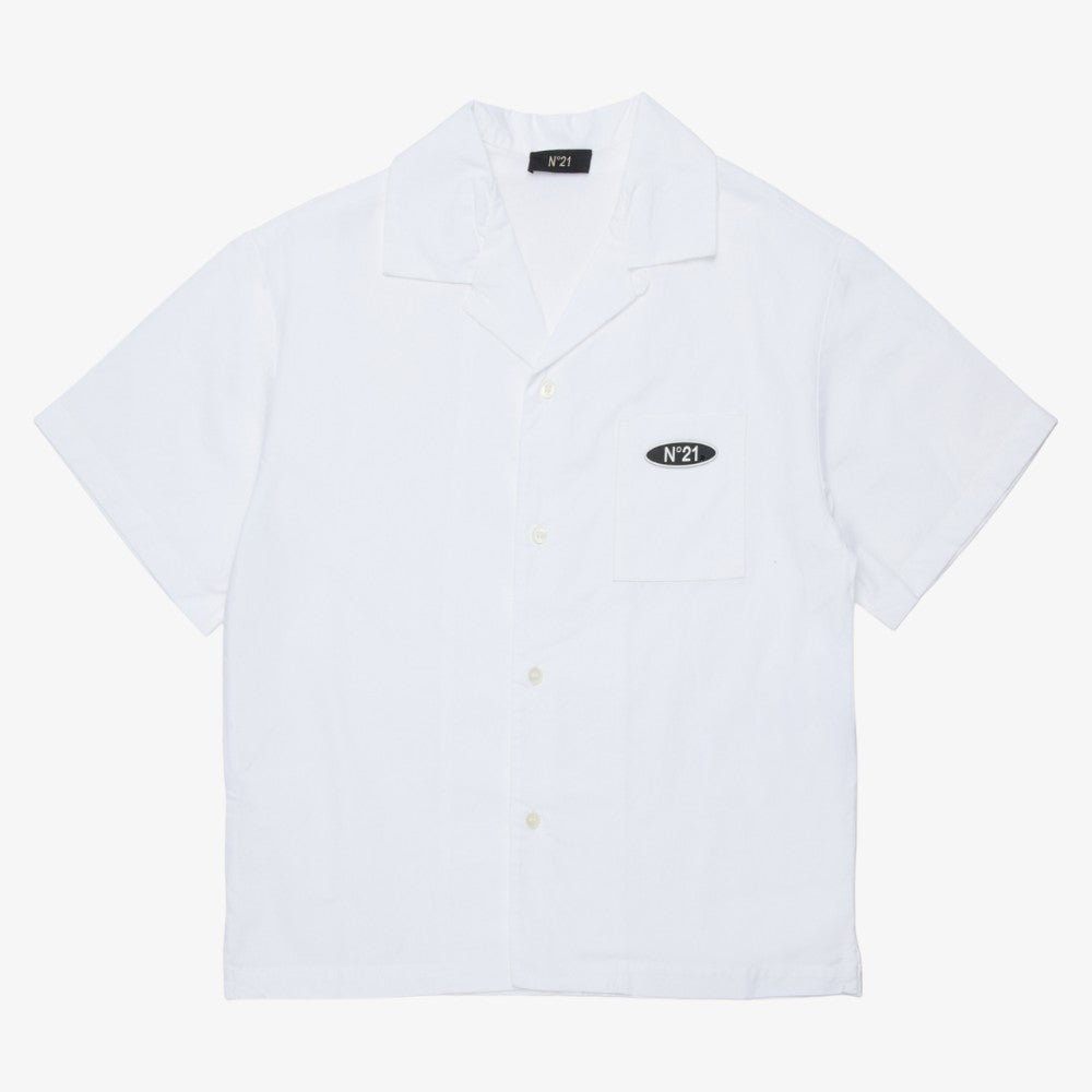 Pocket Logo Shirt - White