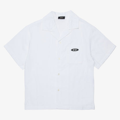 Pocket Logo Shirt - White
