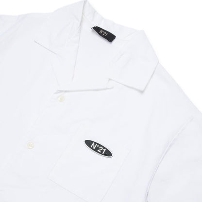 Pocket Logo Shirt - White