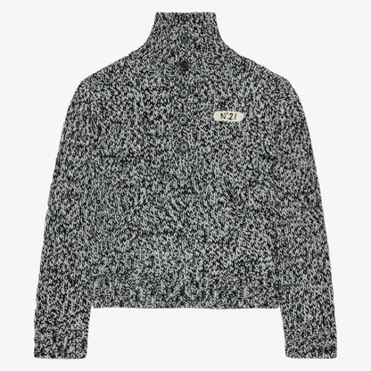 Speckled Sweater - Black