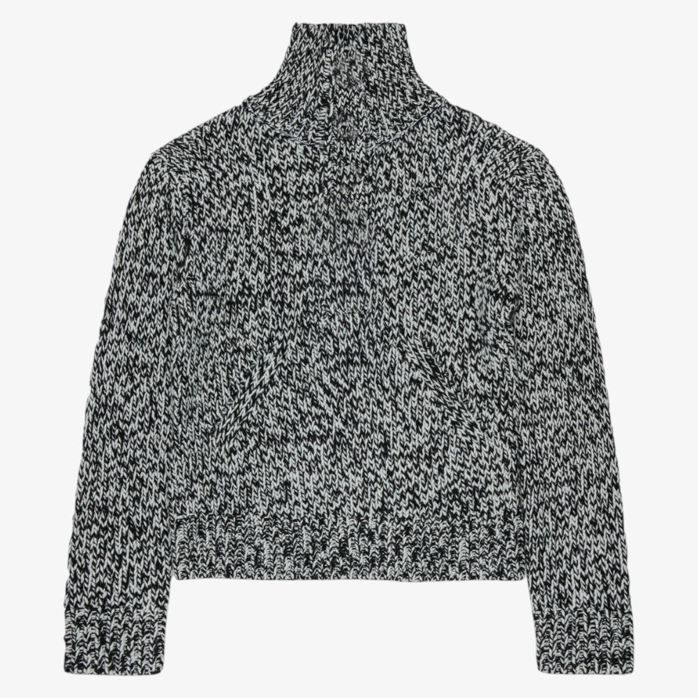 Speckled Sweater - Black