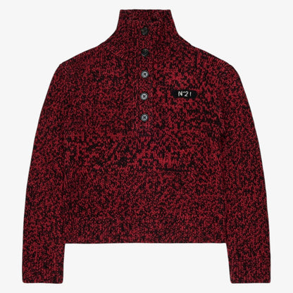 Speckled Sweater - Red