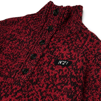 Speckled Sweater - Red
