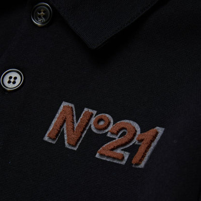 French Terry Polo - Black