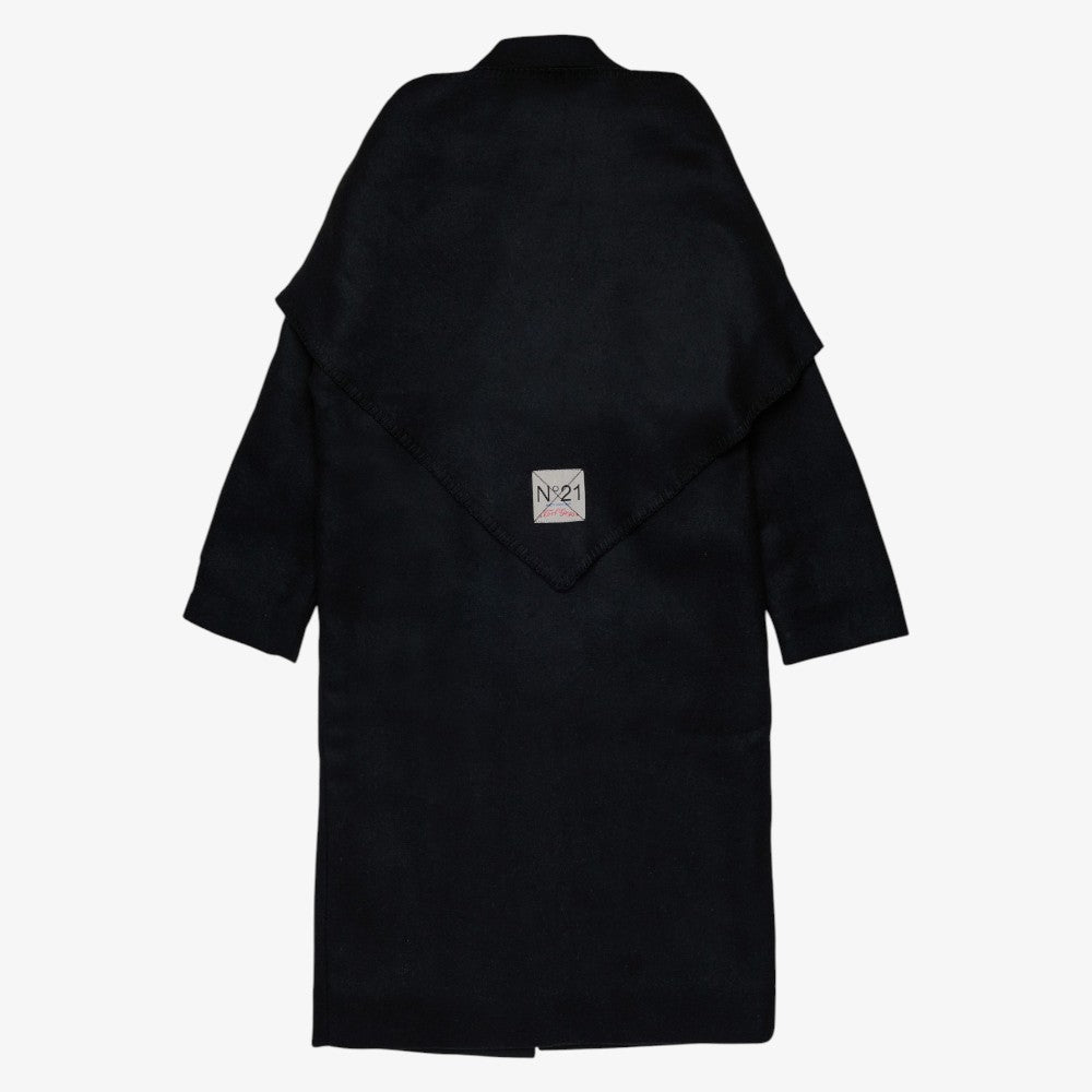 Wool Blend Coat - Black