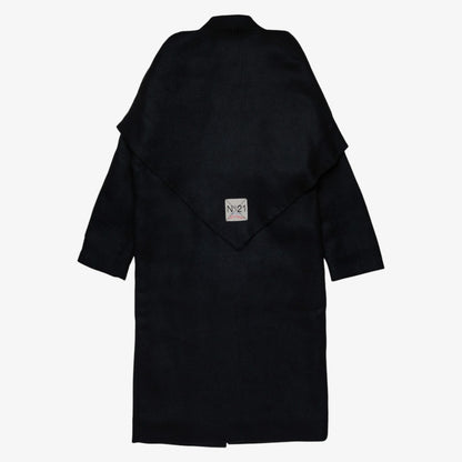 Wool Blend Coat - Black