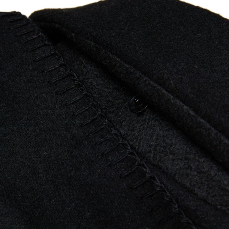 Wool Blend Coat - Black