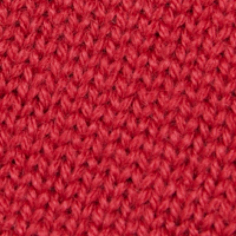 Knit Logo Beanie - Coral Red