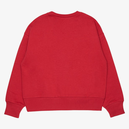 Heart Sweatshirt - Coral Red