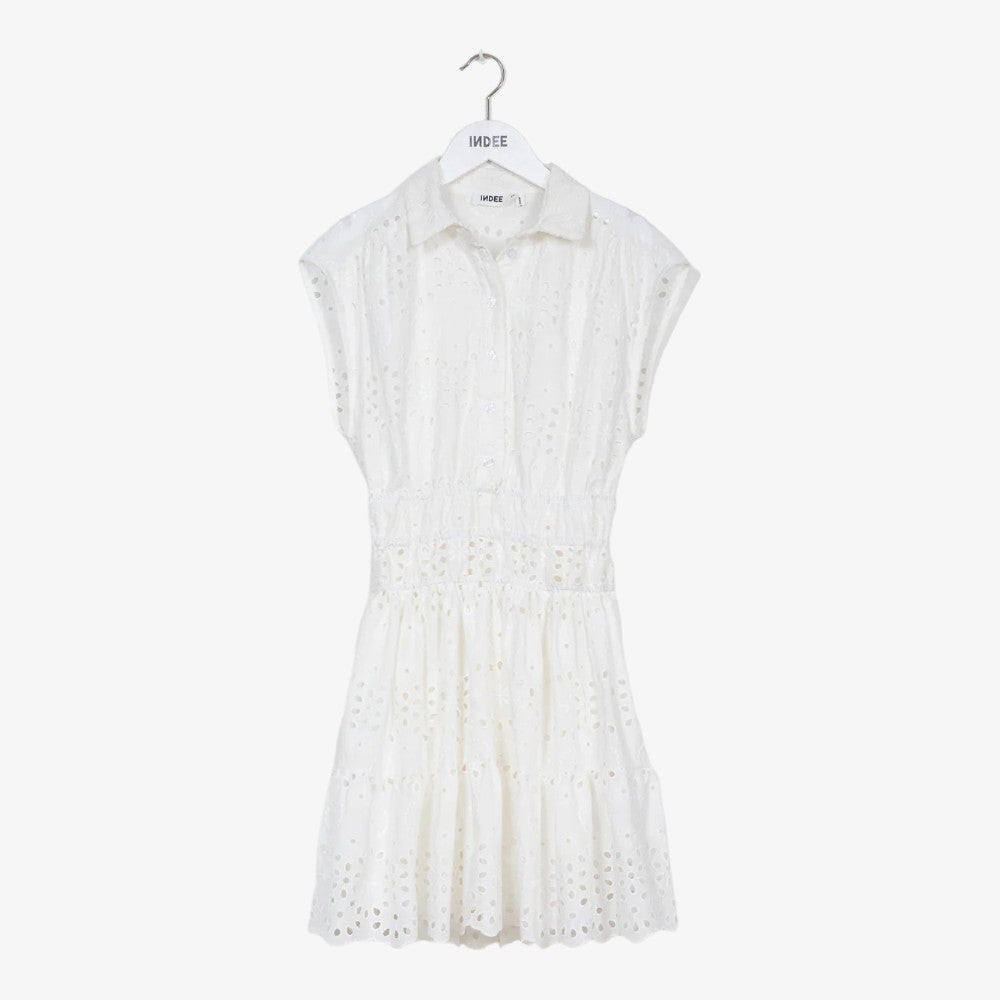 Indee Pico Dress - Off White